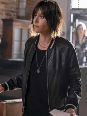 The L Word Generation Q Katherine Moennig Black Leather Jacket