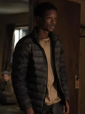 The Last of Us S01 Henry Burrell Black Puffer Parachut Jacket
