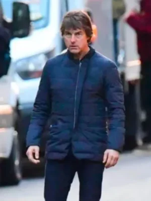 Tom Cruise Mission Impossible 8 2025 Blue Jacket