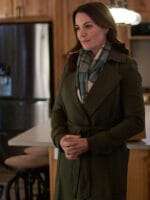 Unexpected Grace Erica Durance Green Wool Coat Sale