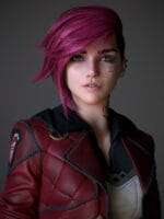 Vi Arcane Tv Series Marron Jacket