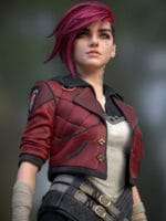 Vi Arcane Tv Series Marron Jacket Sale