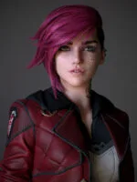 Vi Arcane Tv Series Marron Leather Jacket