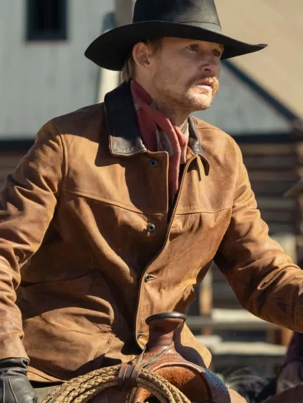 Zane Davis 1923 S01 Brown Leather Jacket