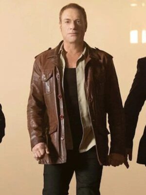 The Last Mercenary Jean-Claude Van Damme Brown Jacket
