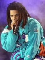 90s Char­lotte Hor­nets J. Cole Blue Jacket