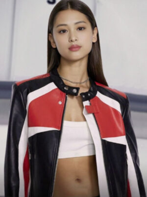 Ahyeon Baby Monster Leather Jacket