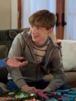 Aias Dalman A World Record Christmas Grey Hooded Jacket