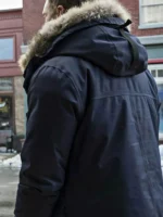 Alan Tudyk Resident Alien Parka Blue Cotton Jacket Sale
