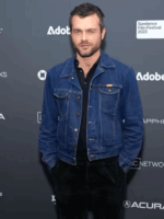 Alden Ehrenreich Fair Play (2023) Blue Denim Jacket