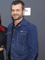 Alden Ehrenreich Fair Play (2023) Blue Denim Jacket Sale