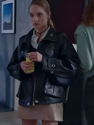 As the Crow Flies Asli Tuna Black Leather Jacket