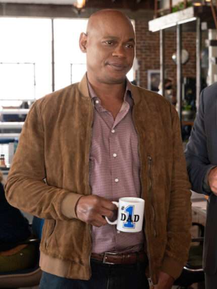 Bokeem Woodbine Old Dads Brown Leather Jacket