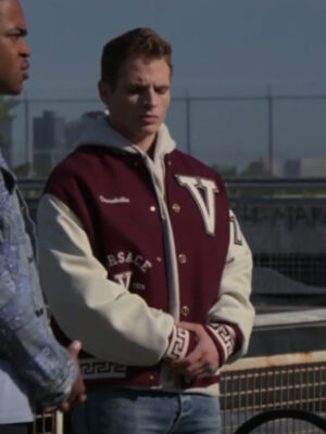 Brayden Weston Power Book II Ghost S03 Varsity Bomber Jacket