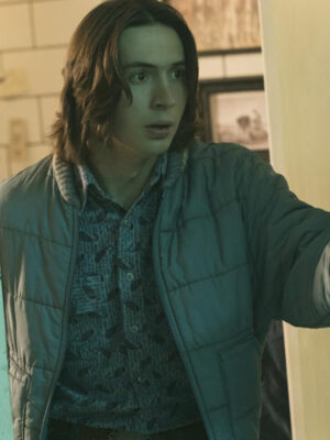 Charlie Gerhardt Fargo S02 Blue Puffer Jacket