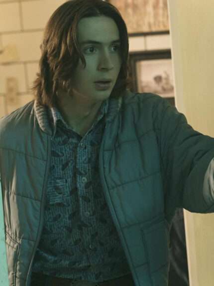 Charlie Gerhardt Fargo S02 Blue Puffer Jacket