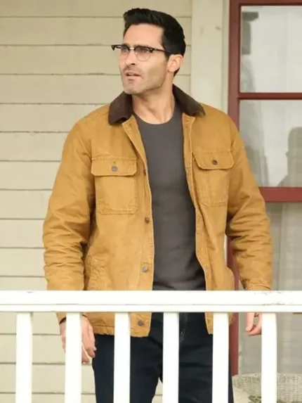 Clark Kent Superman and Lois S02 Brown Jacket
