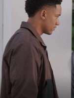 Damon Sims All American Homecoming Brown Cotton Jacket Sale