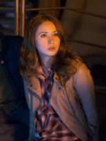 Doctor Who S06 Amy Pond Beige Leather Jacket