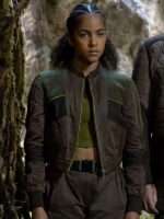 Foundation Tv Series Gaal Dornick Green Bomber Jacket