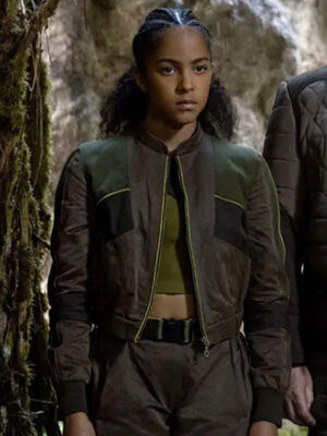 Foundation Tv Series Gaal Dornick Green Bomber Jacket