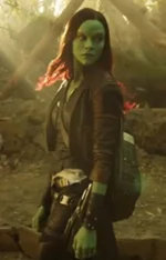 Guardians of the Galaxy Volume 2 Gamora Maroon Coat