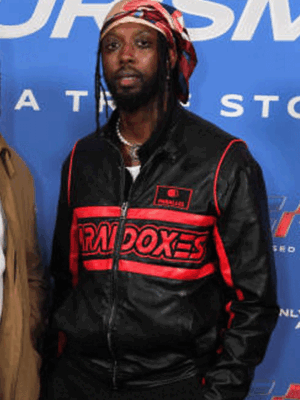 Ibrahim Kamara Gran Turismo (2023) Black Leather Jacket