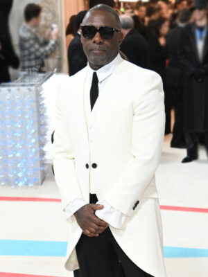 Idris Elba Met Gala 2023 White Coat