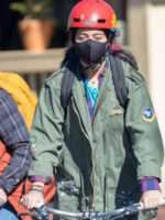 Iman Vellani Ms. Marvel 2022 Green Hooded Cotton Jacket
