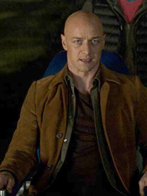 James McAvoy X-Men Dark Phoenix Brown Leather Jacket
