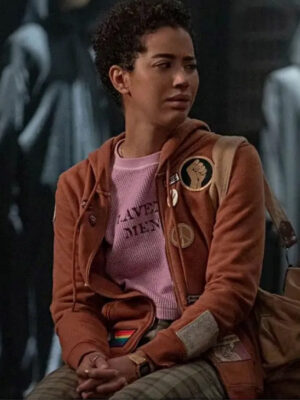 Jasmin Savoy Brown Scream VI 2022 Brown Fleece Hoodie