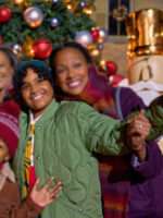 Jayd Deroché Christmas with a Kiss Green Quilted Jacket Sale