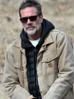 Jeffrey Dean Morgan The Unholy Beige Cotton Jacket Sale