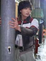 Jeon Jungkook Seven Song Red White and Black Jacket