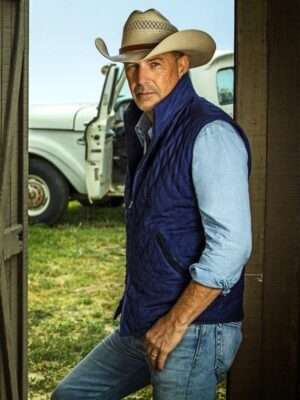 John Dutton Yellowstone Blue Vest