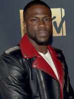 Kevin Hart Leather Black and Red Jacket