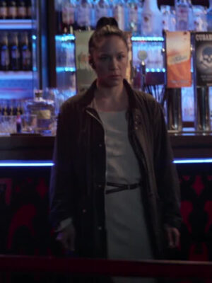 Leïla Muse Saturn Bowling Brown Jacket