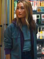 Maggie Q Fear The Night 2023 Grey Jacket Sale