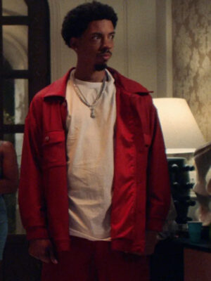 Melvin Gregg House Party 2023 Red Wool Jacket