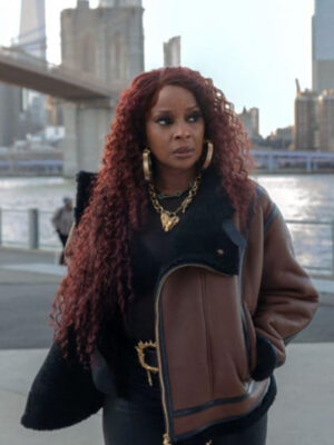 Monet Power Book II Ghost S04 Brown And Black Leather Jacket