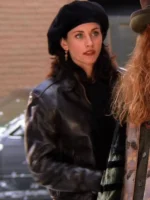 Monica Geller Friends S01 Brown Leather Jacket