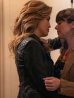 Natalie Morales Dead to Me S02 Black Quilted Leather Jacket Sale