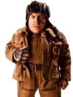 Porridge Doctor Who S07 Brown Shearling Cotton Jacket