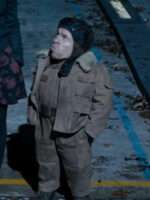 Porridge Doctor Who S07 Brown Shearling Cotton Jacket Sale