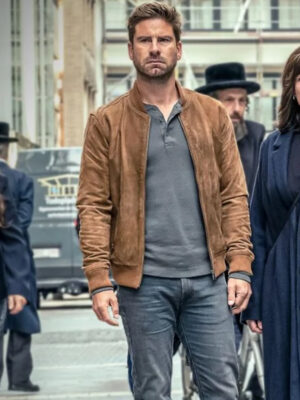 Rough Diamonds S01 Noah Wolfson Brown Leather Jacket