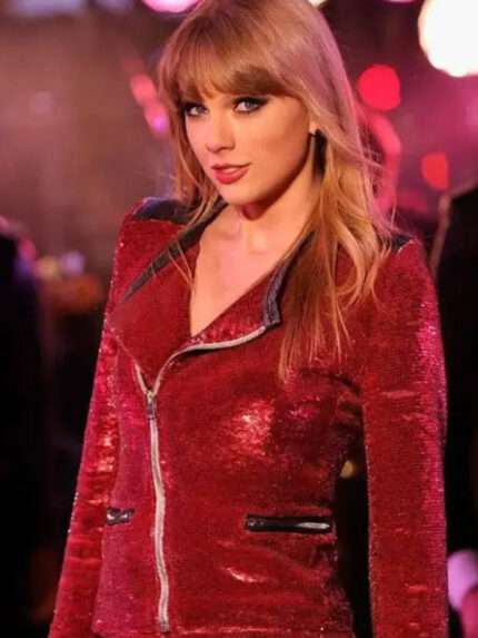 Taylor Swift Sequin Moto Jacket