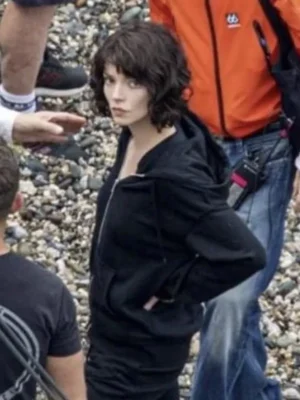 The Gorge Anya Taylor-Joy Black Hooded Fleece Jacket