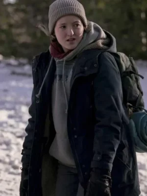 The Last of Us S01 Ellie Williams Blue Cotton Jacket