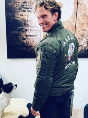 Tomm Voss Rebel Moon Black Parachute Jacket