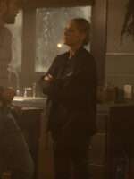 Wolf Pack S01 Kristin Ramsey Black Cotton Jacket